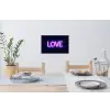 Neon - Love - Valentijn Muursticker klein -eettafel