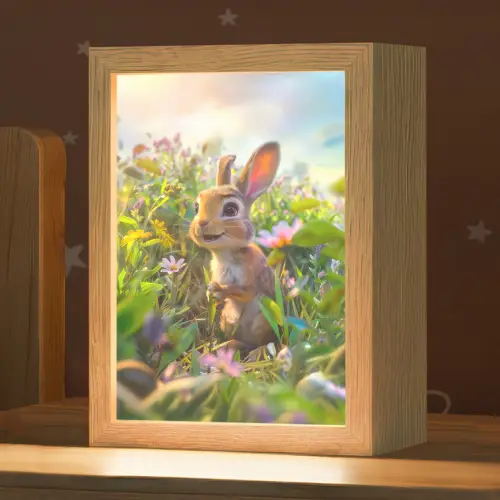 Konijn - Dieren - Natuur Light Box met kabel klein -zzz_3d_website