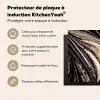 Kosmische Golven met Gouden Sterrenstof Inductie beschermer vinyl 3mm middel -usfeer2_FR