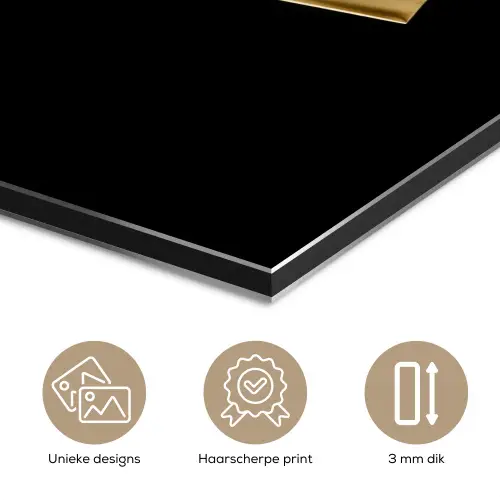 Friet - Goud - Chrome - Eten aluminium wit klein -closeup_NL