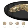Croissant - Brood - Goud - Zwart Fotolijst rond zonder passe partout klein -closeup_NL