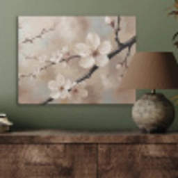 Bloesem - Takken - Schilderij - Beige - Serene PET vilt klein -sfeer2