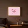 Tekst - Roze - Love - Hart Light Box met batterij (Wandlamp) middel -sfeer4