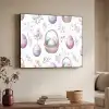 Bloemen - Paaseieren - Patroon Textielframe zwart klein -sfeer3