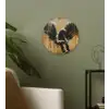 Graffiti - Kunst - Vleugels - Street art - Banksy Wandcirkel kunststof plaat 5mm dik klein -sfeer3