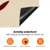 Bloemen - Bladeren - Rood - Minimalistisch Inductie beschermer vinyl 3mm klein -zzzzzzz-td-onderkant