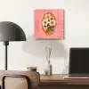 Illustratie - Bloemen - Rand - Roze plexiglas 5mm klein -sfeer6