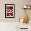 Sushi - Rood - Japandi - Decoratie KitchenYeah - Keuken - Fotolijst klein -sfeer1