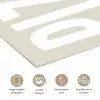 Pizza - Decoratie - Japandi - Wit poster papier klein -closeup_NL
