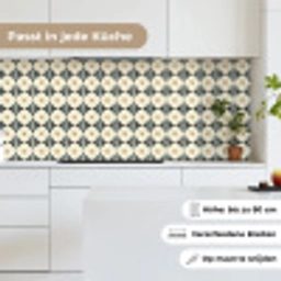 Sierlijk - Ornament - Blauw keuken achterwand 2 middel 871 -sfeer4_DE