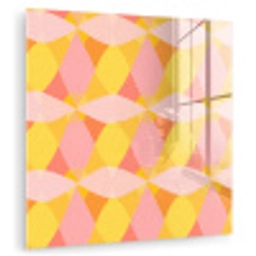 Kleurrijk - Ruitpatroon - Bladvormen plexiglas 5mm klein 11 -zzzproduct_nieuw