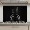 Bestek - Zwart - Wit keuken achterwand spatscherm klein -3d_website