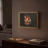 Boeket - Bloemen - Exotisch Light Box met batterij (Wandlamp) middel -sfeer1