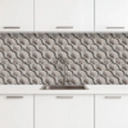 Zand - Schelpenvorm - Grijs keuken achterwand 2 middel 871 -3d