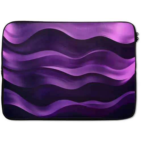 Golven - Abstract - Paars laptophoes neopreen klein -zkaufland3dotto