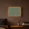Bladeren - Organisch - Groen Light Box met batterij (Wandlamp) middel 907 -sfeer4