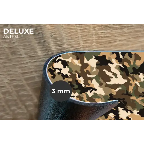 Woestijnkleur - Natuurlijk - Camouflage Placemat vinyl groot 368 -closeup