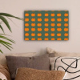 Pompoen - Patroon - Oranje canvas 2cm klein 34 -sfeer1