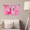 Roze - Verf - Coffee Wandkleed katoen klein -sfeer4