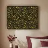 Spat - Waterverf - Geel - Zwart Textielframe zwart klein 947 -sfeer1