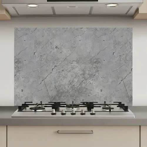 Patronen - Beton - Oud keuken achterwand spatscherm klein 900 -3d_website