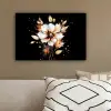 Bloem - Verf - Goud - Graffiti - Modern canvas 2cm klein -sfeer3