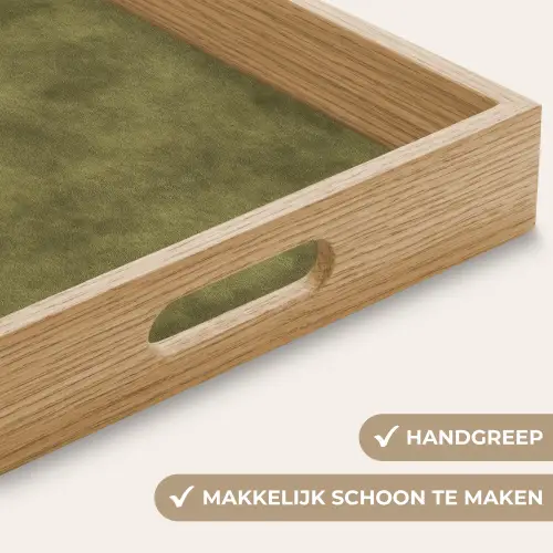 Textuur - Abstract - Groen Dienblad Rechthoek middel 911 -USP_HandgreepNL