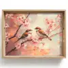 Vogels - Romantic - Bloesemtak Dienblad Rechthoek middel -z3d_shopping