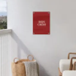 Rood - Frans - Quotes tuinposter los doek klein -sfeer8