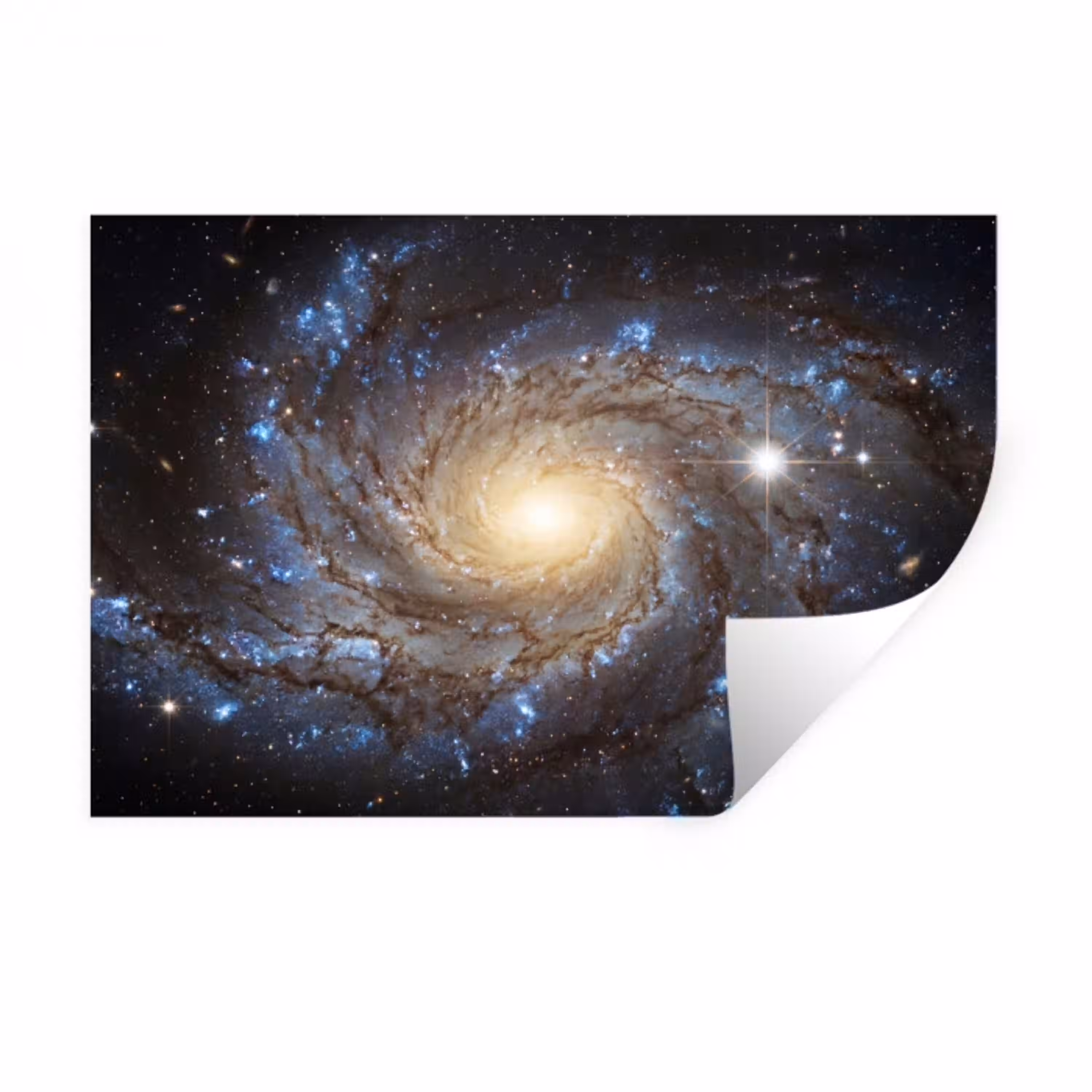 Kosmos - Sterrenstelsel - Donker Muursticker klein -3d