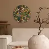 Bloemenveld - Kleuren - Verf Wandcirkel kunststof plaat 5mm dik klein 188 -sfeer1