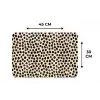 Stippen - Patroon - Zwart Placemat vinyl groot 368 -specs