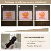 Valentijn - Love - Roze - Oranje Light Box met batterij (Wandlamp) middel -USP_dimbaarNL