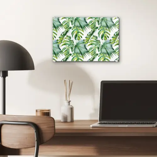 Monstera - Palmblad - Jungle - Tropisch plexiglas 5mm klein -sfeer6