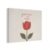 Roos - Rood - Bloem - Valentijn PET vilt klein -3d