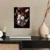 Bloemen - Jan Davidsz de Heem - Tijger - Schilderij - Stilleven - Oude meesters poster papier klein -sfeer1