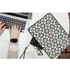 Klassiek - Geometrisch - Blauw laptophoes neopreen klein 279 -bureau