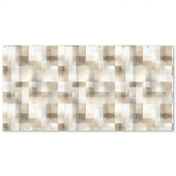 Textuur - Linnen - Beige Balkonbeschermer Duitsland klein 596 -zz_3d