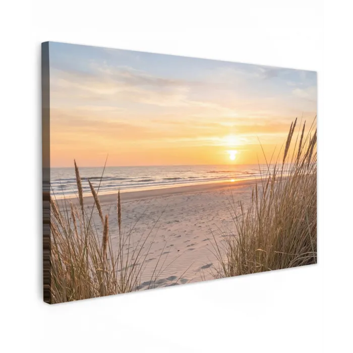 Zonsondergang - Duinen - Zee canvas 2cm klein -z3d