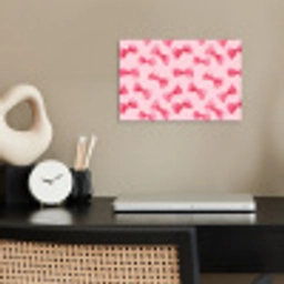 Strikken - Aquarel - Roze poster papier klein 62 -sfeer1