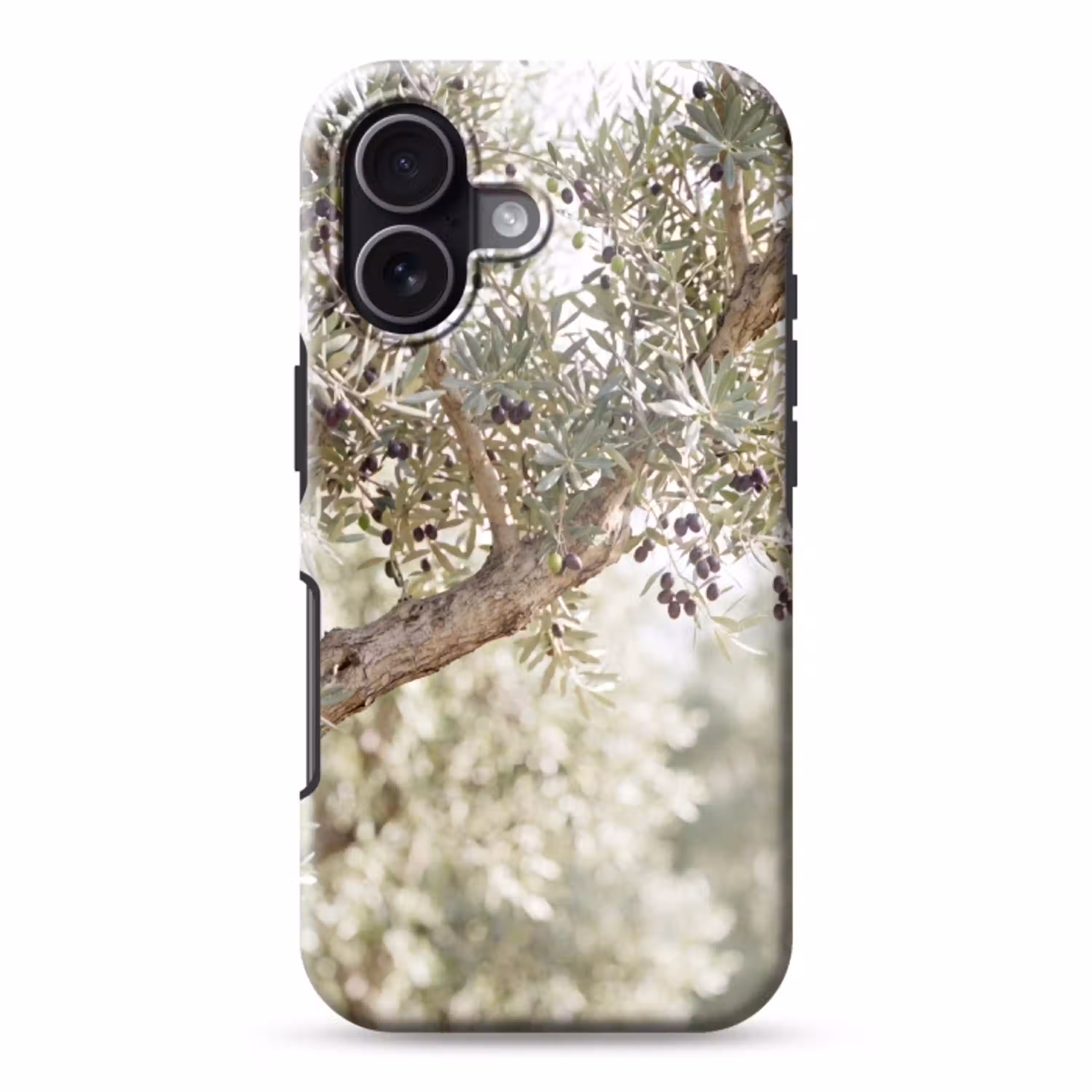 Olijfboom - tak - groen Toughcase MagSafe Apple iPhone 17 klein -3d