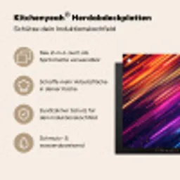 Snelheid - Kosmos - Kleurrijk Inductie beschemer met haakjes klein -ky-usp-de