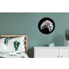 Croissant - Metaal - Zilver Wandcirkel aluminium klein -slaapkamer