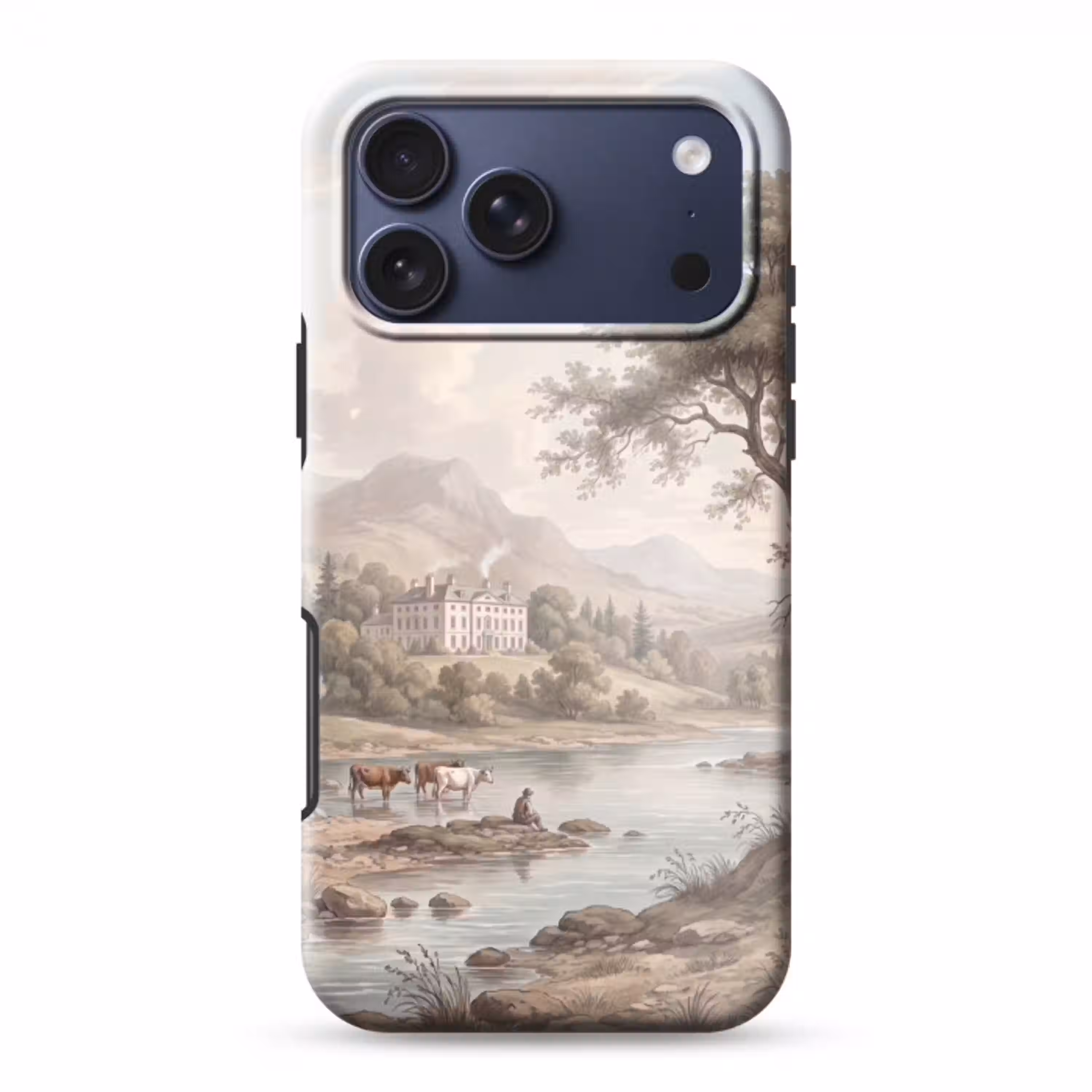 Landhuis - Rivier - Vee Toughcase MagSafe Apple iPhone 17 Pro Max klein -3d