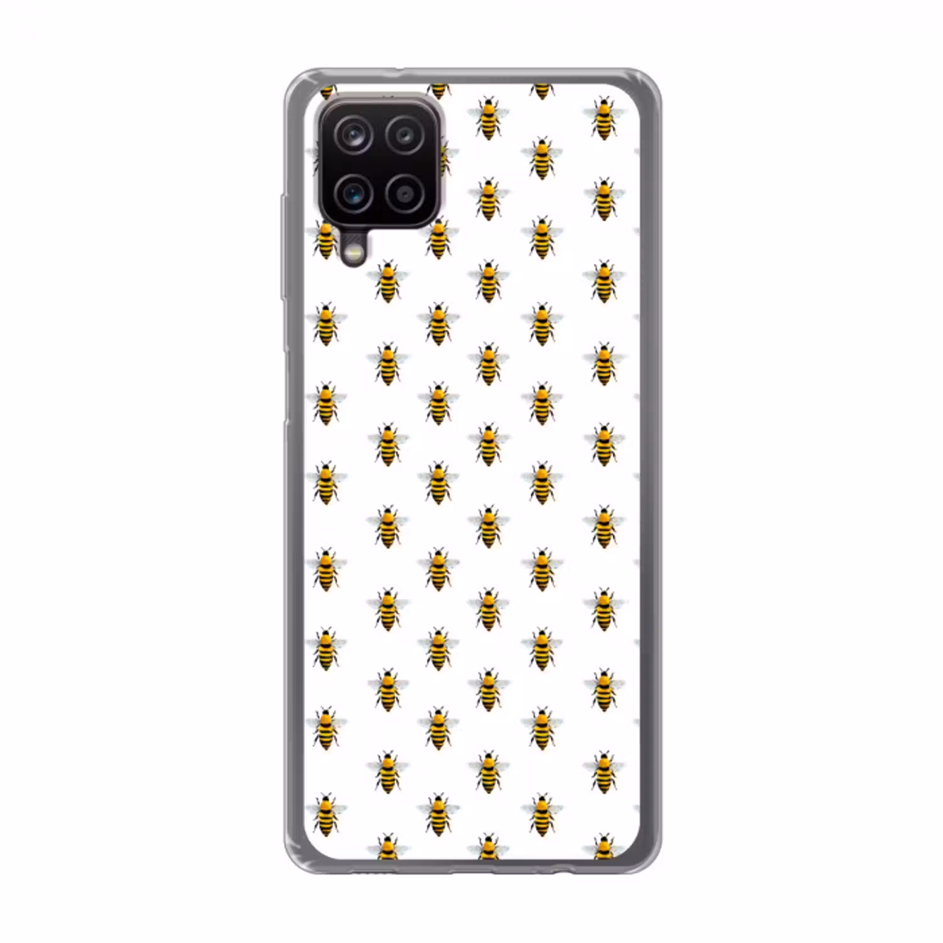 Bijen - Tijdloos - Wit Telefoonhoesje Samsung Galaxy A12 klein 372 -3d