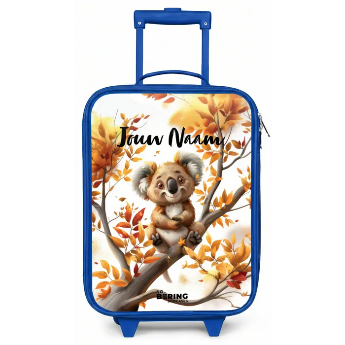 Kenny koala Kinderkoffer - Blauw klein -zz3dotto