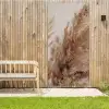 Gedroogd pampasgras dichtbij Tuinposter op houten frame 2 cm dik xxl -sfeer4
