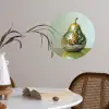 Fruit - Disco - Art - Glitter Wandcirkel behangsticker klein -sfeer3