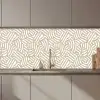 Abstract - Modern - Beige keuken achterwand 2 middel 871 zz_3dshopping