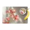 Bloemen - Stelen - Roze - Schaduw Placemat vinyl groot -zzzproduct_Kitchenyeah-website